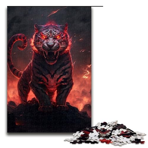 Puzzle für Erwachsene, 1000 Teile, Tiger, Lernspiele für Zuhause, DIY-Spielzeug, Lernspiel für Geburtstag, Weihnachten, Größe 50 x 75 cm Puzzle für Erwachsene, 1000 Teile, Tiger, Lernspiele für Zuhause, DIY-Spielzeug, Lernspiel für Geburtstag, Weihnachten, Größe 50 x 75 cm von LLONGKT