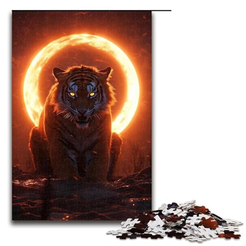 Puzzle für Erwachsene, 1000 Teile, Tiger-Puzzle, Eltern-Kind-Interaktion, geeignet für Jugendliche ab 14 Jahren von LLONGKT