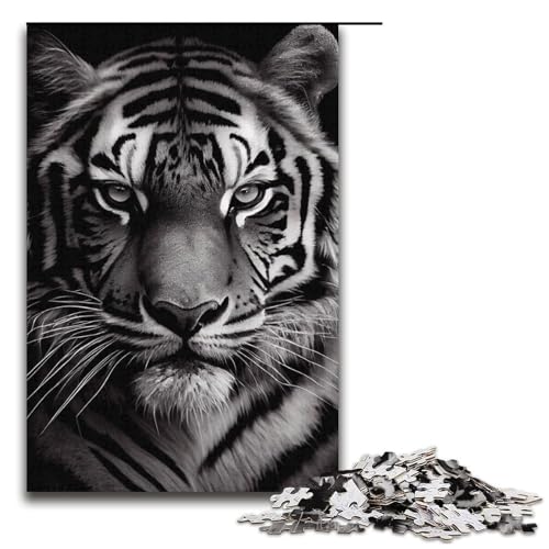 Puzzle für Erwachsene, 1000 Teile, Tiger-Zeichnung, Lernspiele für Zuhause, DIY-Spielzeug, Lernspiel für Geburtstag, Weihnachten, Größe 38 x 26 cm Puzzle für Erwachsene, 1000 Teile, Tiger-Zeichnung, Lernspiele für Zuhause, DIY-Spielzeug, Lernspiel für Geburtstag, Weihnachten, Größe 38 x 26 cm von LLONGKT