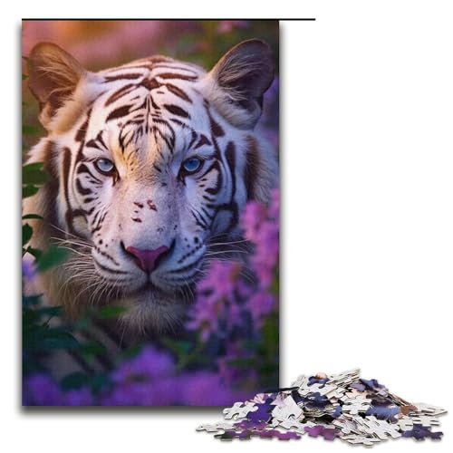 Puzzle für Erwachsene, 1000 Teile, Tiger im Busch, Puzzle – anspruchsvolles Spiel, tolles Geschenk für Spiele, geeignet für und Jugendliche ab 14 Jahren, Größe 38 x 26 cm Puzzle für Erwachsene, 1000 Teile, Tiger im Busch, Puzzle – anspruchsvolles Spiel, tolles Geschenk für Spiele, geeignet für und Jugendliche ab 14 Jahren, Größe 38 x 26 cm von LLONGKT