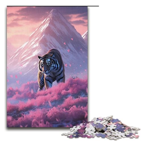 Puzzle für Erwachsene, 1000 Teile, Tigers of The Fantasy Planet, Spielzeug, Denkspiel, einzigartiges Herausforderungsspiel, Größe 38 x 26 cm Puzzle für Erwachsene, 1000 Teile, Tigers of The Fantasy Planet, Spielzeug, Denkspiel, einzigartiges Herausforderungsspiel, Größe 38 x 26 cm von LLONGKT