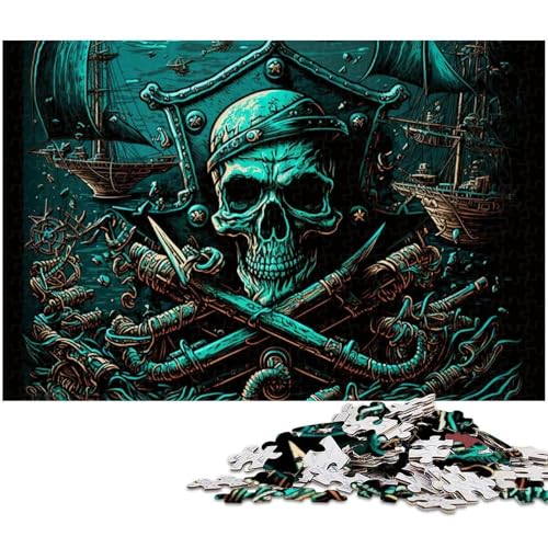Puzzle für Erwachsene, 1000 Teile, Totenkopf, anspruchsvolles Spiel, Geschenke, einzigartige Geburtstagsgröße, 50 x 75 cm Puzzle für Erwachsene, 1000 Teile, Totenkopf, anspruchsvolles Spiel, Geschenke, einzigartige Geburtstagsgröße, 50 x 75 cm von LLONGKT