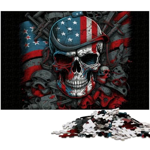 Puzzle für Erwachsene, 1000 Teile, Totenkopf, anspruchsvolles Spiel, Geschenke, einzigartige Geburtstagsgröße, 50 x 75 cm Puzzle für Erwachsene, 1000 Teile, Totenkopf, anspruchsvolles Spiel, Geschenke, einzigartige Geburtstagsgröße, 50 x 75 cm von LLONGKT