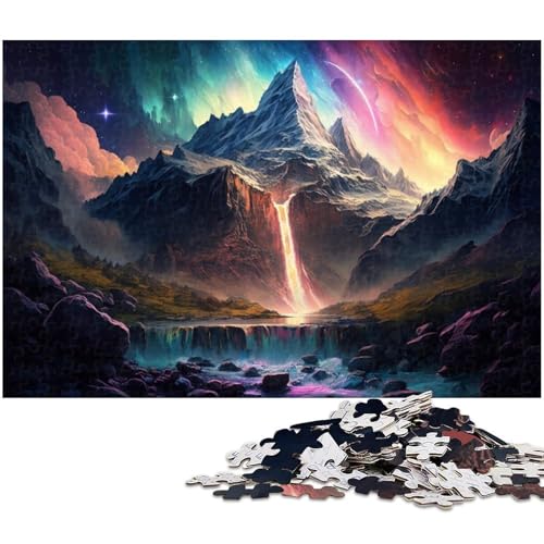 Puzzle für Erwachsene, 1000 Teile, Wasserfalllandschaft, Spielzeug, Lernspiele, Stressabbau, Geschenk zum Geburtstag, Größe 38 x 26 cm Puzzle für Erwachsene, 1000 Teile, Wasserfalllandschaft, Spielzeug, Lernspiele, Stressabbau, Geschenk zum Geburtstag, Größe 38 x 26 cm von LLONGKT