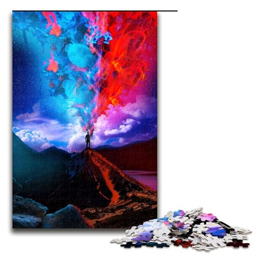 Puzzle für Erwachsene, 1000 Teile, Weltraum. Puzzle für die Heimdekoration, Größe 50 x 75 cm Puzzle für Erwachsene, 1000 Teile, Weltraum. Puzzle für die Heimdekoration, Größe 50 x 75 cm von LLONGKT