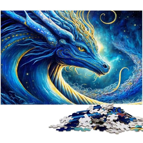 Puzzle für Erwachsene, 1000 Teile, Weltraumdrache, Spielzeug, Lernspiele, Stressabbau, Geschenk zum Geburtstag, Größe 38 x 26 cm Puzzle für Erwachsene, 1000 Teile, Weltraumdrache, Spielzeug, Lernspiele, Stressabbau, Geschenk zum Geburtstag, Größe 38 x 26 cm von LLONGKT