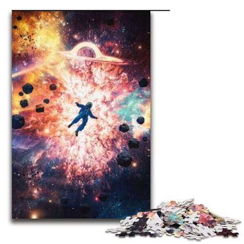 Puzzle für Erwachsene, 1000 Teile, Weltraumexplosion, Astronaut, Lernspiele für Zuhause, DIY-Spielzeug, Lernspiel für Geburtstag, Weihnachten, Größe 38 x 26 cm Puzzle für Erwachsene, 1000 Teile, Weltraumexplosion, Astronaut, Lernspiele für Zuhause, DIY-Spielzeug, Lernspiel für Geburtstag, Weihnachten, Größe 38 x 26 cm von LLONGKT