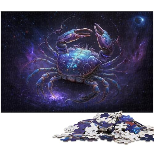 Puzzle für Erwachsene, 1000 Teile, Weltraumkrabben-Puzzle, Denkspiel, Spaß für zu Hause, Geburtstagsgeschenk, Reisegeschenk, Größe 50 x 75 cm Puzzle für Erwachsene, 1000 Teile, Weltraumkrabben-Puzzle, Denkspiel, Spaß für zu Hause, Geburtstagsgeschenk, Reisegeschenk, Größe 50 x 75 cm von LLONGKT