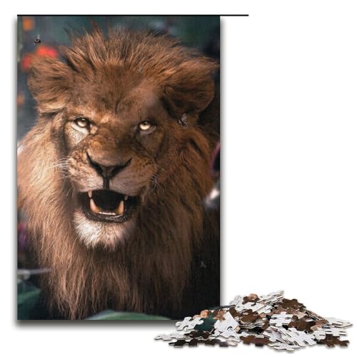 Puzzle für Erwachsene, 1000 Teile, Wilder Löwe, Lernspiele für Zuhause, DIY-Spielzeug, Lernspiel für Geburtstag, Weihnachten, Größe 38 x 26 cm Puzzle für Erwachsene, 1000 Teile, Wilder Löwe, Lernspiele für Zuhause, DIY-Spielzeug, Lernspiel für Geburtstag, Weihnachten, Größe 38 x 26 cm von LLONGKT