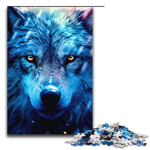 Puzzle für Erwachsene, 1000 Teile, Wolf, Lernspiele für Zuhause, DIY-Spielzeug, Lernspiel für Geburtstag, Weihnachten, Größe 38 x 26 cm Puzzle für Erwachsene, 1000 Teile, Wolf, Lernspiele für Zuhause, DIY-Spielzeug, Lernspiel für Geburtstag, Weihnachten, Größe 38 x 26 cm von LLONGKT