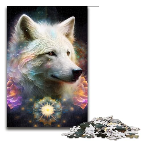 Puzzle für Erwachsene, 1000 Teile, Wolf, Lernspiele für Zuhause, DIY-Spielzeug, Lernspiel für Geburtstag, Weihnachten, Größe 50 x 75 cm Puzzle für Erwachsene, 1000 Teile, Wolf, Lernspiele für Zuhause, DIY-Spielzeug, Lernspiel für Geburtstag, Weihnachten, Größe 50 x 75 cm von LLONGKT