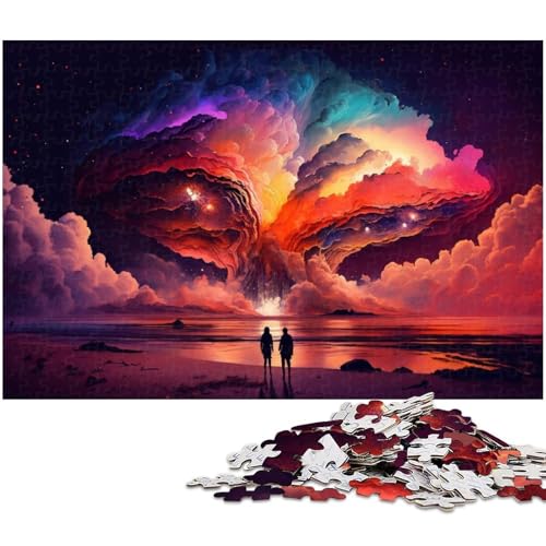 Puzzle für Erwachsene, 1000 Teile, Wolkenexplosions-Puzzle, Denkspiel, Spaß für zu Hause, Aktivitäten, Geburtstagsgeschenk, Reisegeschenk, Größe 38 x 26 cm Puzzle für Erwachsene, 1000 Teile, Wolkenexplosions-Puzzle, Denkspiel, Spaß für zu Hause, Aktivitäten, Geburtstagsgeschenk, Reisegeschenk, Größe 38 x 26 cm von LLONGKT