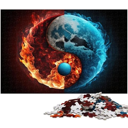 Puzzle für Erwachsene, 1000 Teile, Yin- und Yang-Puzzle, Denkspiel, Spaß für zu Hause, Geburtstagsgeschenk, Reisegeschenk, Größe 38 x 26 cm Puzzle für Erwachsene, 1000 Teile, Yin- und Yang-Puzzle, Denkspiel, Spaß für zu Hause, Geburtstagsgeschenk, Reisegeschenk, Größe 38 x 26 cm von LLONGKT