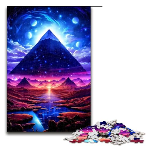 Puzzle für Erwachsene, 1000 Teile, außerirdische Planetenlandschaft, Lernspielzeug, Weihnachts- und Geburtstagsgeschenk, Größe 50 x 75 cm Puzzle für Erwachsene, 1000 Teile, außerirdische Planetenlandschaft, Lernspielzeug, Weihnachts- und Geburtstagsgeschenk, Größe 50 x 75 cm von LLONGKT