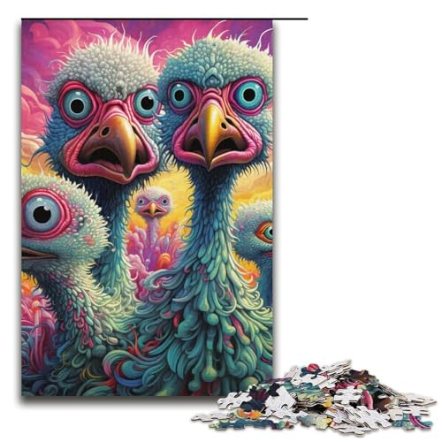 Puzzle für Erwachsene, 1000 Teile, bunter Pfau, Lernspielzeug, Weihnachts- und Geburtstagsgeschenk, Größe 38 x 26 cm Puzzle für Erwachsene, 1000 Teile, bunter Pfau, Lernspielzeug, Weihnachts- und Geburtstagsgeschenk, Größe 38 x 26 cm von LLONGKT
