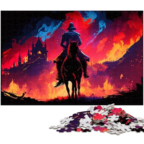 Puzzle für Erwachsene, 1000 Teile, buntes Pferde-Puzzle, Lernspielzeug, Familienspiele, Größe 50 x 75 cm Puzzle für Erwachsene, 1000 Teile, buntes Pferde-Puzzle, Lernspielzeug, Familienspiele, Größe 50 x 75 cm von LLONGKT