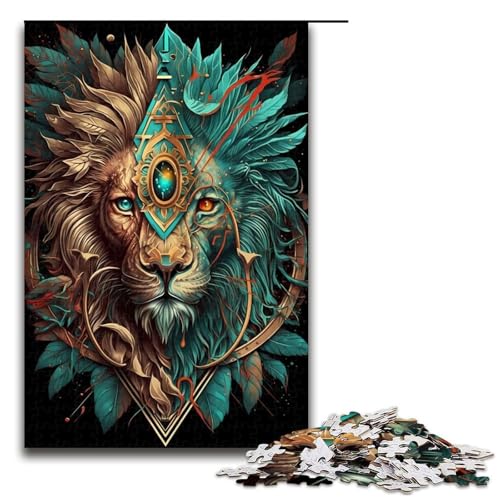 Puzzle für Erwachsene, 1000 Teile, einheimischer Löwe, Lernspiele für Zuhause, DIY-Spielzeug, Lernspiel für Geburtstag, Weihnachten, Größe 50 x 75 cm Puzzle für Erwachsene, 1000 Teile, einheimischer Löwe, Lernspiele für Zuhause, DIY-Spielzeug, Lernspiel für Geburtstag, Weihnachten, Größe 50 x 75 cm von LLONGKT