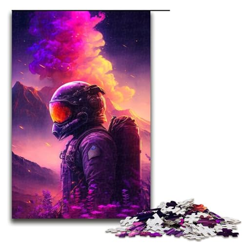Puzzle für Erwachsene, 1000 Teile, farbenfrohes Astronauten-Weltraum-Puzzle, Spielzeug zum Stressabbau, schwierige Herausforderung, Größe 50 x 75 cm Puzzle für Erwachsene, 1000 Teile, farbenfrohes Astronauten-Weltraum-Puzzle, Spielzeug zum Stressabbau, schwierige Herausforderung, Größe 50 x 75 cm von LLONGKT