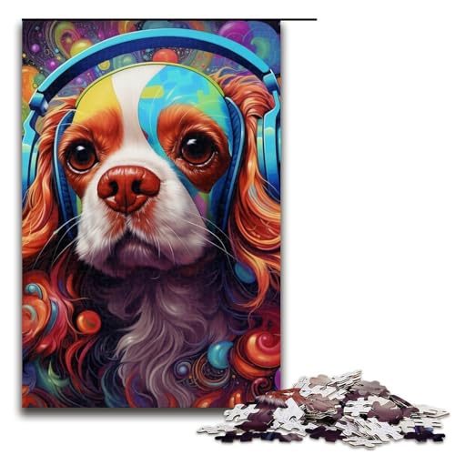 Puzzle für Erwachsene, 1000 Teile, farbiges Hundespielzeug, Denkspiel, einzigartiges Herausforderungsspiel, Größe 50 x 75 cm Puzzle für Erwachsene, 1000 Teile, farbiges Hundespielzeug, Denkspiel, einzigartiges Herausforderungsspiel, Größe 50 x 75 cm von LLONGKT
