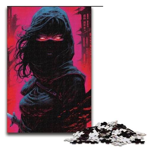 Puzzle für Erwachsene, 1000 Teile, japanische Ninja-Frau, DIY-Puzzle, Spielzeug, Familienspiel, Stressabbau, schwierige Herausforderung, Puzzlegröße 50 x 75 cm Puzzle für Erwachsene, 1000 Teile, japanische Ninja-Frau, DIY-Puzzle, Spielzeug, Familienspiel, Stressabbau, schwierige Herausforderung, Puzzlegröße 50 x 75 cm von LLONGKT