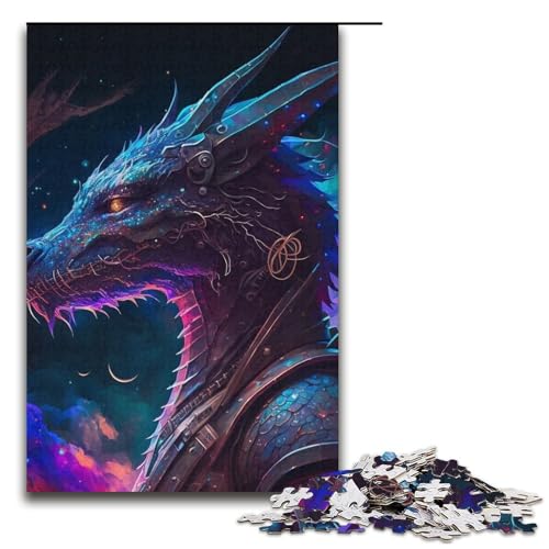 Puzzle für Erwachsene, 1000 Teile, kosmischer Drache, Lernspiele für Zuhause, DIY-Spielzeug, Lernspiel für Geburtstag, Weihnachten, Größe 38 x 26 cm Puzzle für Erwachsene, 1000 Teile, kosmischer Drache, Lernspiele für Zuhause, DIY-Spielzeug, Lernspiel für Geburtstag, Weihnachten, Größe 38 x 26 cm von LLONGKT