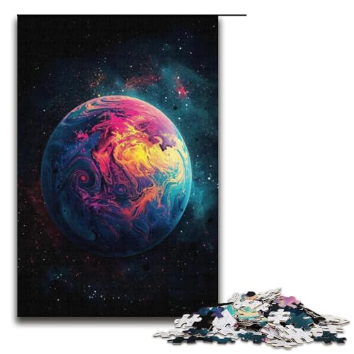 Puzzle für Erwachsene, 1000 Teile, kosmischer Traumplanet, Eltern-Kind-Interaktion, geeignet für Jugendliche ab 14 Jahren von LLONGKT
