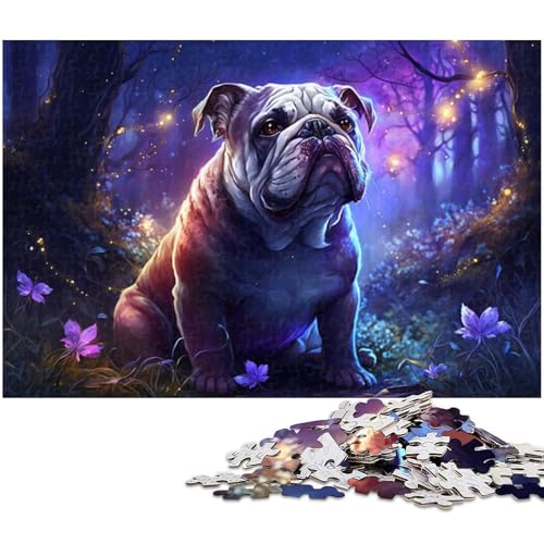 Puzzle für Erwachsene, 1000 Teile, magischer Mops, Denkspiel, Spaß für zu Hause, Geburtstagsgeschenk, Reisegeschenk, Größe 50 x 75 cm Puzzle für Erwachsene, 1000 Teile, magischer Mops, Denkspiel, Spaß für zu Hause, Geburtstagsgeschenk, Reisegeschenk, Größe 50 x 75 cm von LLONGKT