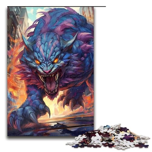 Puzzle für Erwachsene, 1000 Teile, mythischer Riesentiger, Lernspiele für Zuhause, DIY-Spielzeug, Lernspiel für Geburtstag, Weihnachten, Größe 50 x 75 cm Puzzle für Erwachsene, 1000 Teile, mythischer Riesentiger, Lernspiele für Zuhause, DIY-Spielzeug, Lernspiel für Geburtstag, Weihnachten, Größe 50 x 75 cm von LLONGKT