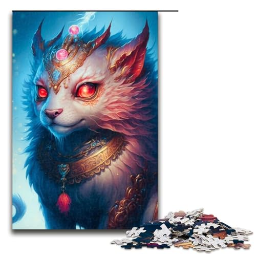 Puzzle für Erwachsene, 1000 Teile, niedlicher Drache, Babyspielzeug, Lernspiele, Stressabbau, lustiges Geschenk, Größe 50 x 75 cm Puzzle für Erwachsene, 1000 Teile, niedlicher Drache, Babyspielzeug, Lernspiele, Stressabbau, lustiges Geschenk, Größe 50 x 75 cm von LLONGKT