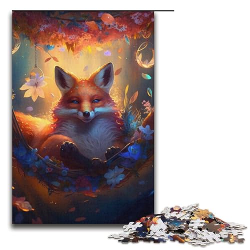 Puzzle für Erwachsene, 1000 Teile, schöner Fuchs, Lernspiele für Zuhause, DIY-Spielzeug, Lernspiel für Geburtstag, Weihnachten, Größe 38 x 26 cm Puzzle für Erwachsene, 1000 Teile, schöner Fuchs, Lernspiele für Zuhause, DIY-Spielzeug, Lernspiel für Geburtstag, Weihnachten, Größe 38 x 26 cm von LLONGKT