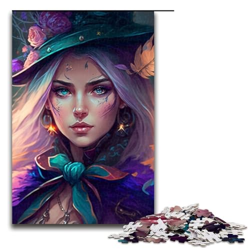 Puzzle für Erwachsene, 1000 Teile, schöner Zauberer, Lernspiele für Zuhause, DIY-Spielzeug, Lernspiel für Geburtstag, Weihnachten, Größe 50 x 75 cm Puzzle für Erwachsene, 1000 Teile, schöner Zauberer, Lernspiele für Zuhause, DIY-Spielzeug, Lernspiel für Geburtstag, Weihnachten, Größe 50 x 75 cm von LLONGKT