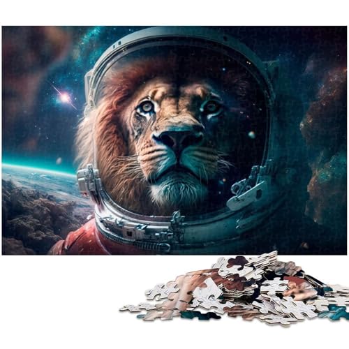 Puzzle für Erwachsene, 1000 Teile, schönes Denkspiel „Vom Löwen ins Weltall ganze Familie, Größe 38 x 26 cm Puzzle für Erwachsene, 1000 Teile, schönes Denkspiel „Vom Löwen ins Weltall ganze Familie, Größe 38 x 26 cm von LLONGKT