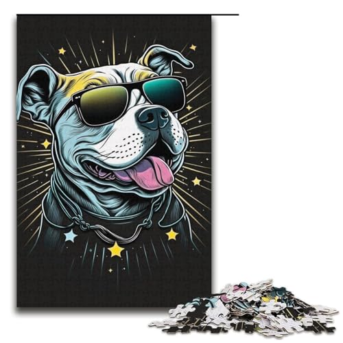 Puzzle für Erwachsene, 1000 Teile, süßes Hunde-Puzzle, Lernspiel, Herausforderung, Spielzeug, Geschenke für Freunde und Familie, Größe 38 x 26 cm Puzzle für Erwachsene, 1000 Teile, süßes Hunde-Puzzle, Lernspiel, Herausforderung, Spielzeug, Geschenke für Freunde und Familie, Größe 38 x 26 cm von LLONGKT