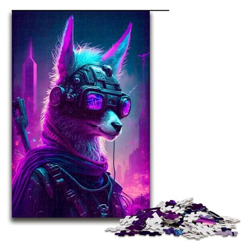 Puzzle für Erwachsene, 1000 Teile, süßes Lama-Menschen-Puzzle für Lernspiele, Herausforderung, Spielzeug, Geschenke für Freunde und Familie, Größe 50 x 75 cm Puzzle für Erwachsene, 1000 Teile, süßes Lama-Menschen-Puzzle für Lernspiele, Herausforderung, Spielzeug, Geschenke für Freunde und Familie, Größe 50 x 75 cm von LLONGKT