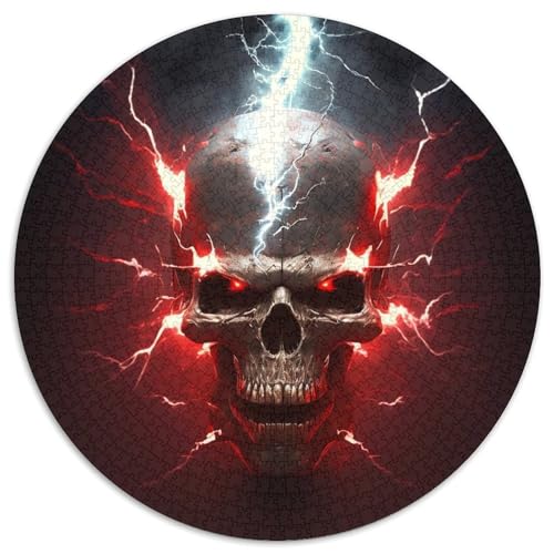 Puzzle für Erwachsene, 1000 Teile, wunderschöne Totenkopf-Puzzles, anspruchsvolles Denkspiel für Teenager und Familien (Größe 67,5 x 67,5 cm) von LLONGKT