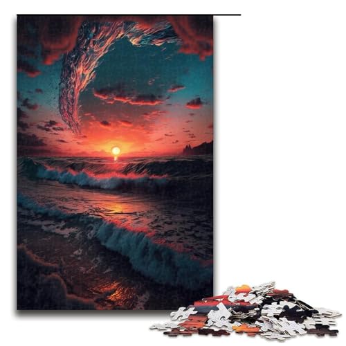 Puzzle für Erwachsene, 1000 Teile, wunderschöner Sonnenuntergang, Eltern-Kind-Interaktion, geeignet für Jugendliche ab 14 Jahren Puzzle für Erwachsene, 1000 Teile, wunderschöner Sonnenuntergang, Eltern-Kind-Interaktion, geeignet für Jugendliche ab 14 Jahren von LLONGKT