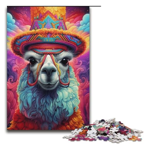 Puzzle für Erwachsene, 1000-teiliges Alpaka-Puzzle – anspruchsvolles Spiel, tolles Geschenk für Spiele, geeignet für Kinder und Jugendliche ab 14 Jahren, Größe 38 x 26 cm Puzzle für Erwachsene, 1000-teiliges Alpaka-Puzzle – anspruchsvolles Spiel, tolles Geschenk für Spiele, geeignet für Kinder und Jugendliche ab 14 Jahren, Größe 38 x 26 cm von LLONGKT
