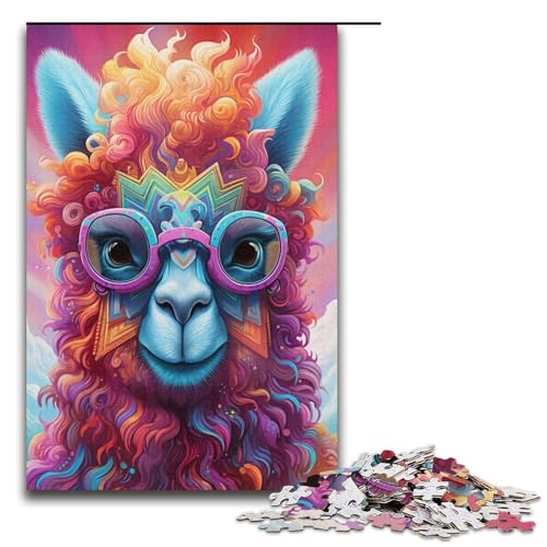 Puzzle für Erwachsene, 1000-teiliges Alpaka-Puzzle – anspruchsvolles Spiel, tolles Geschenk für Spiele, geeignet für Kinder und Jugendliche ab 14 Jahren, Größe 38 x 26 cm Puzzle für Erwachsene, 1000-teiliges Alpaka-Puzzle – anspruchsvolles Spiel, tolles Geschenk für Spiele, geeignet für Kinder und Jugendliche ab 14 Jahren, Größe 38 x 26 cm von LLONGKT