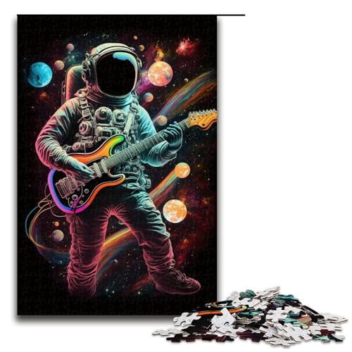 Puzzle für Erwachsene, 1000-teiliges Astronauten-Puzzle – anspruchsvolles Spiel, einzigartiges Herausforderungsspiel, Größe 50 x 75 cm Puzzle für Erwachsene, 1000-teiliges Astronauten-Puzzle – anspruchsvolles Spiel, einzigartiges Herausforderungsspiel, Größe 50 x 75 cm von LLONGKT