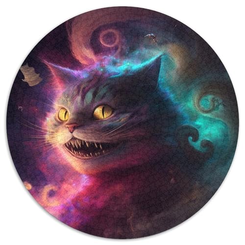 Puzzle für Erwachsene, 1000-teiliges Katzen-Puzzle, anspruchsvolles Denkspiel für Teenager und Familien (Größe 67,5 x 67,5 cm) von LLONGKT