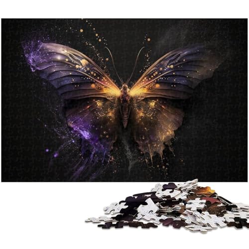 Puzzle für Erwachsene, 1000-teiliges Schmetterlings-Puzzle-Quizspiel, ganze Familie, Größe 50 x 75 cm Puzzle für Erwachsene, 1000-teiliges Schmetterlings-Puzzle-Quizspiel, ganze Familie, Größe 50 x 75 cm von LLONGKT