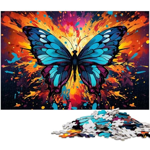 Puzzle für Erwachsene, 1000-teiliges Schmetterlings-Puzzle-Quizspiel, ganze Familie, Größe 50 x 75 cm Puzzle für Erwachsene, 1000-teiliges Schmetterlings-Puzzle-Quizspiel, ganze Familie, Größe 50 x 75 cm von LLONGKT