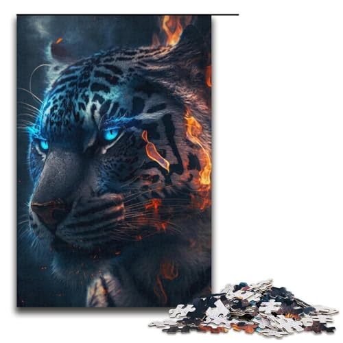 Puzzle für Erwachsene, 1000-teiliges Tiger-Puzzle – anspruchsvolles Spiel, tolles Geschenk für Spiele, geeignet für Kinder und Jugendliche ab 14 Jahren, Größe 38 x 26 cm Puzzle für Erwachsene, 1000-teiliges Tiger-Puzzle – anspruchsvolles Spiel, tolles Geschenk für Spiele, geeignet für Kinder und Jugendliche ab 14 Jahren, Größe 38 x 26 cm von LLONGKT