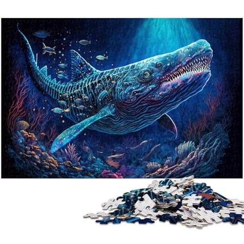 Puzzle für Erwachsene, 1000-teiliges Walhai-Puzzle-Quizspiel, ganze Familie, Größe 50 x 75 cm Puzzle für Erwachsene, 1000-teiliges Walhai-Puzzle-Quizspiel, ganze Familie, Größe 50 x 75 cm von LLONGKT