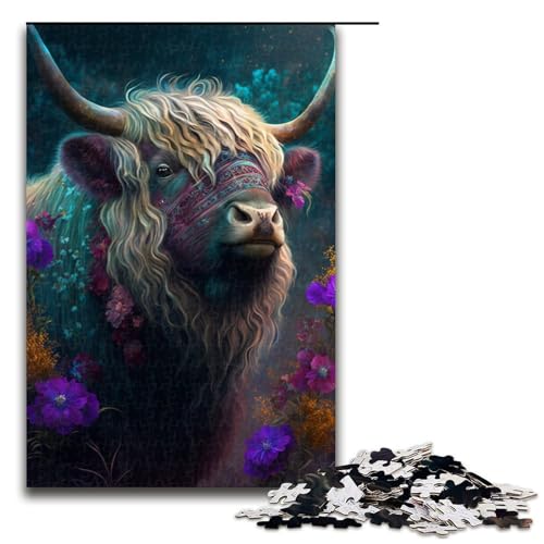 Puzzle für Erwachsene, 1000-teiliges Yak-Puzzle – anspruchsvolles Spiel, tolles Geschenk für Spiele, geeignet für Kinder und Jugendliche ab 14 Jahren, Größe 50 x 75 cm Puzzle für Erwachsene, 1000-teiliges Yak-Puzzle – anspruchsvolles Spiel, tolles Geschenk für Spiele, geeignet für Kinder und Jugendliche ab 14 Jahren, Größe 50 x 75 cm von LLONGKT
