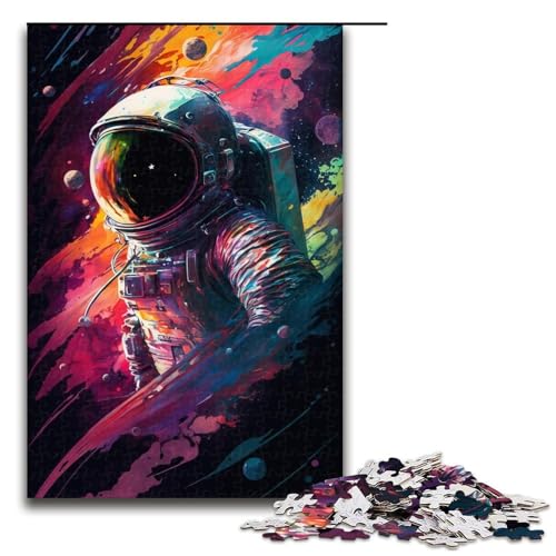 Puzzle für Erwachsene, Astronaut, 1000 Teile, Lernspiele, perfekte Dekoration für Teenager ab 14 Jahren, Größe 50 x 75 cm Puzzle für Erwachsene, Astronaut, 1000 Teile, Lernspiele, perfekte Dekoration für Teenager ab 14 Jahren, Größe 50 x 75 cm von LLONGKT