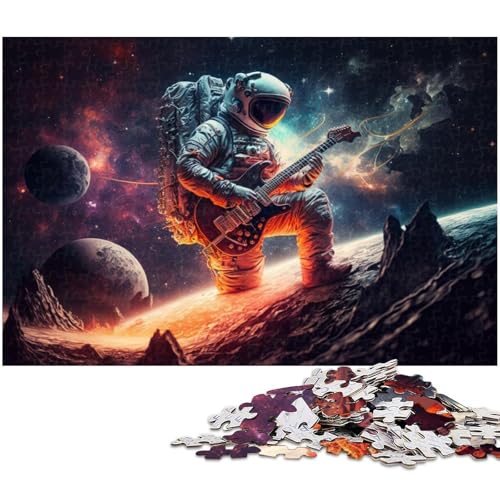 Puzzle für Erwachsene, Astronauten-Erkundung, 1000 Teile, geeignet als Schreibtisch-Dekoration, für Teenager ab 14 Jahren, Größe 38 x 26 cm von LLONGKT