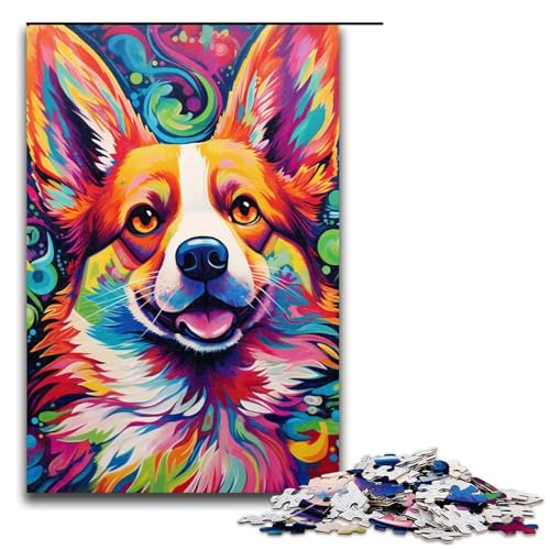 Puzzle für Erwachsene, Corgi, 1000 Teile, Lernspiele, perfekte Dekoration für Teenager ab 14 Jahren, Größe 50 x 75 cm Puzzle für Erwachsene, Corgi, 1000 Teile, Lernspiele, perfekte Dekoration für Teenager ab 14 Jahren, Größe 50 x 75 cm von LLONGKT