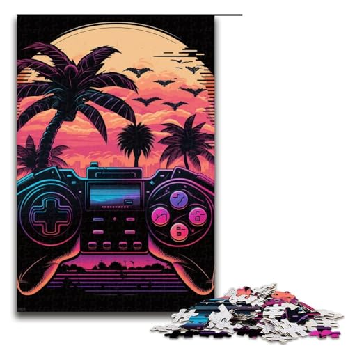 Puzzle für Erwachsene, Neon Games Puzzles 1000 Teile, Holzpuzzle für Erwachsene (Größe 50 x 75 cm) von LLONGKT