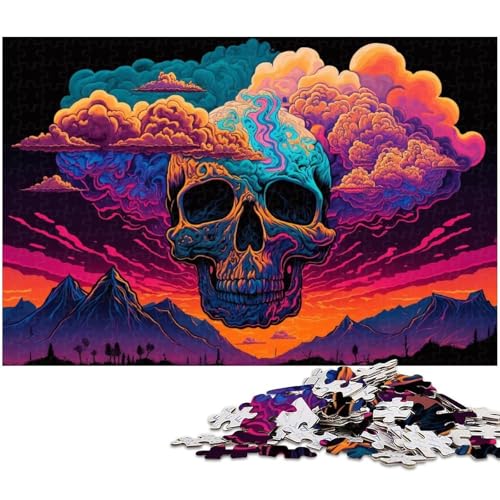 Puzzle für Erwachsene, Skelettlandschaft, 1000 Teile, geeignet als Schreibtischdekoration, für Teenager ab 14 Jahren, Größe 50 x 75 cm von LLONGKT